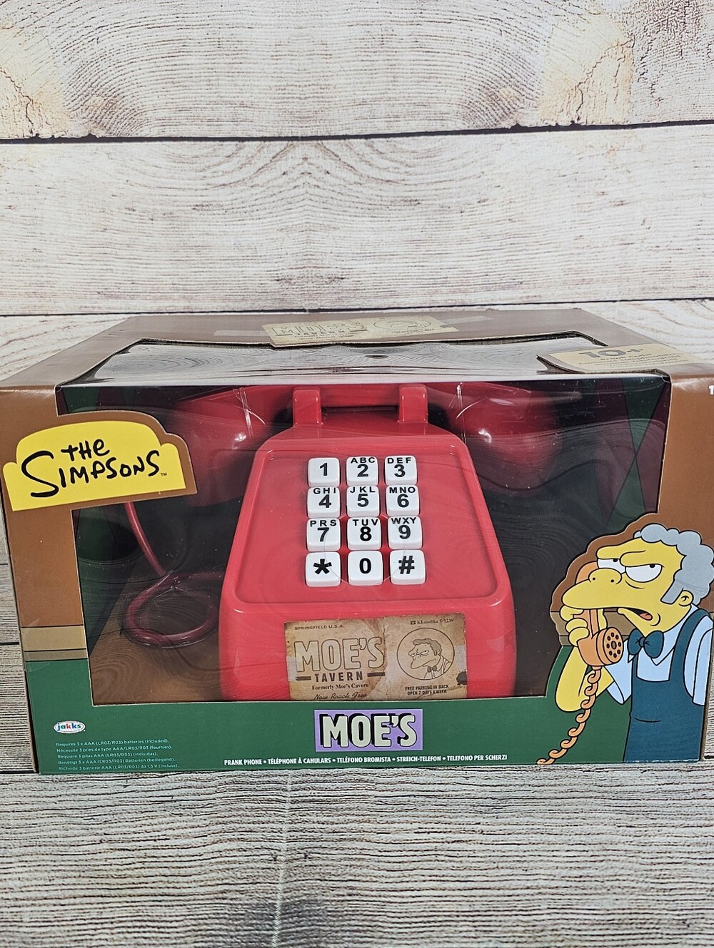 The Simpsons Moe's Tavern Prank Phone Toy *BRAND NEW - FACTORY SEALED*